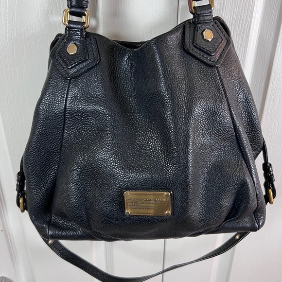 EUC Marc by Marc Jacobs Classic Q Francesca Satchel Black - Picture 3 of 12